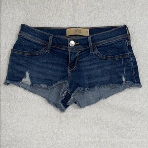Hollister Dark Blue Jean Shorts